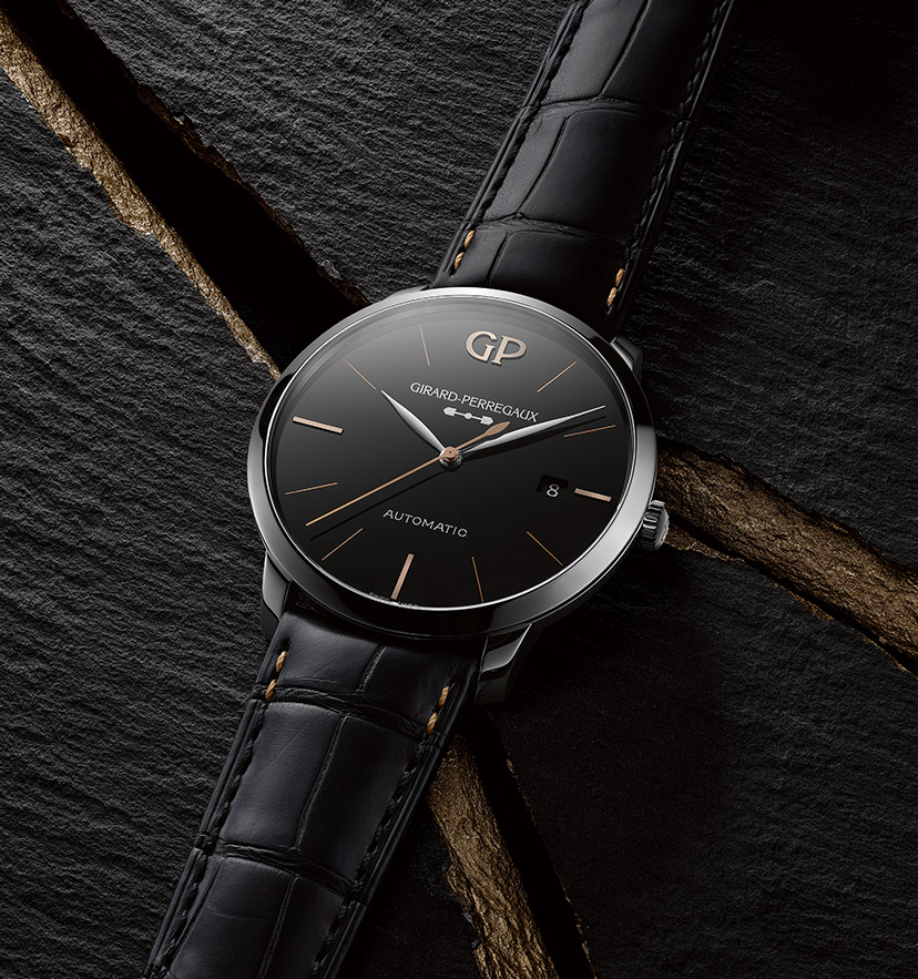 dress watch black Piaget 'Onyx' Ellipse Dress Watch – Analog:Shift