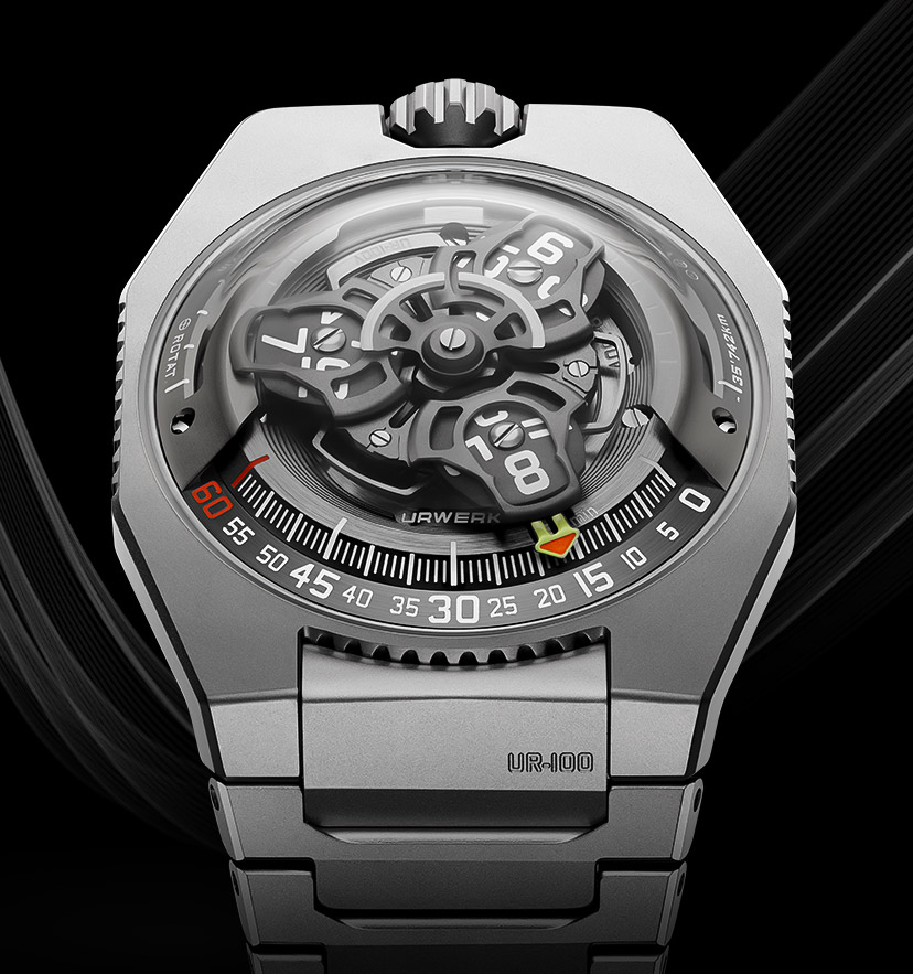 Introducing The Minimalistic And Monochromatic Urwerk UR-100V Magic T