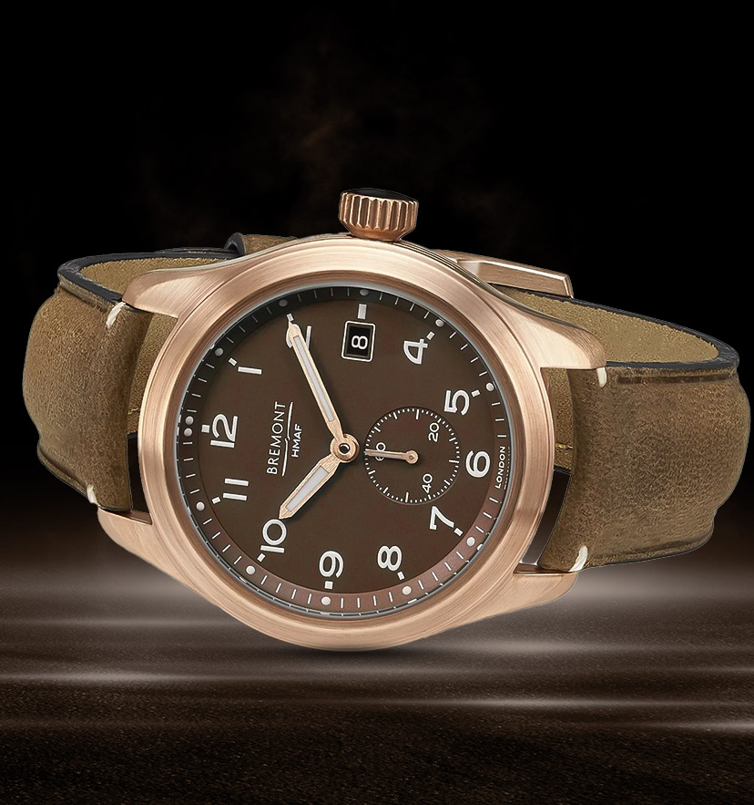 BREMONT Broadsword 英国製 ミリタリー 自動巻 レア Presenting The Bremont Broadsword Bronze In Brown, Grey, And Green