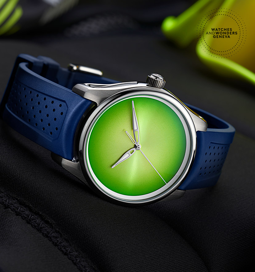 Meet The H. Moser & Cie. Pioneer Centre Seconds Concept Citrus Green